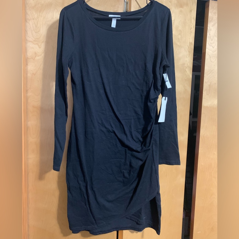 Leith Long Sleeve Ruched BodyCon Dress